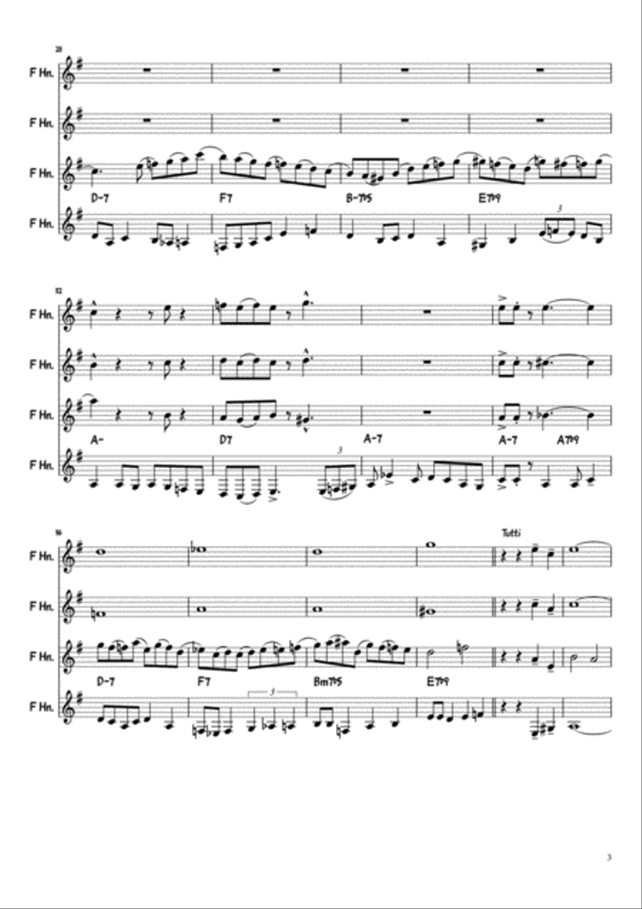 Summertime Summertime Brass Ensemble scores gallery preview page 3