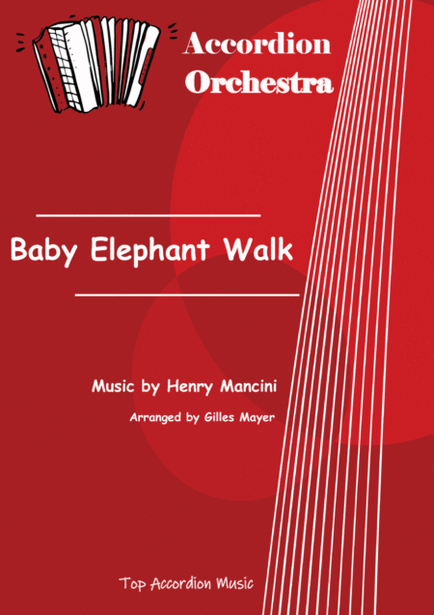 BABY ELEPHANT WALK, Hatari ! (Accordion orchestra full score and parts) image number null