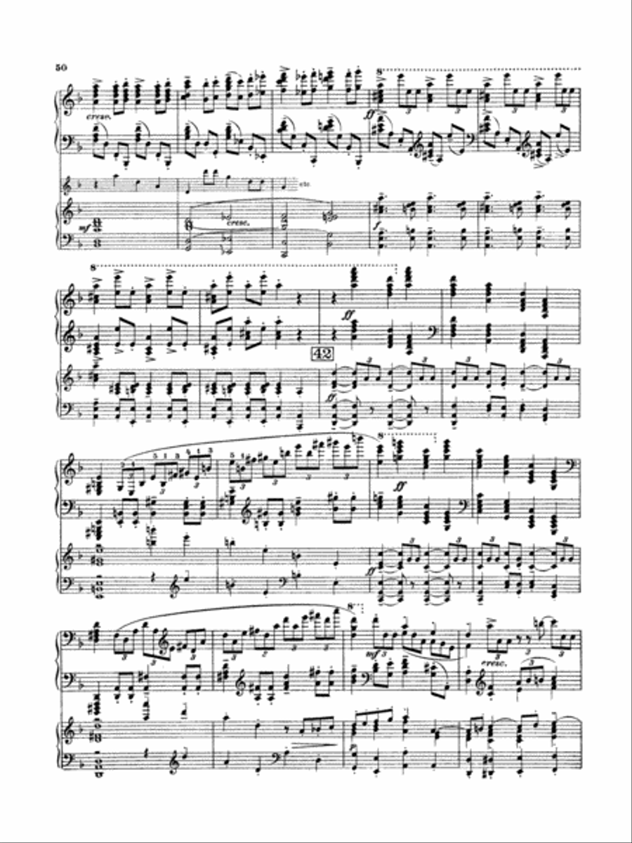 Rachmaninoff: Piano Concerto No. 3 in D Minor, Op. 30 Piano scores gallery preview page 4