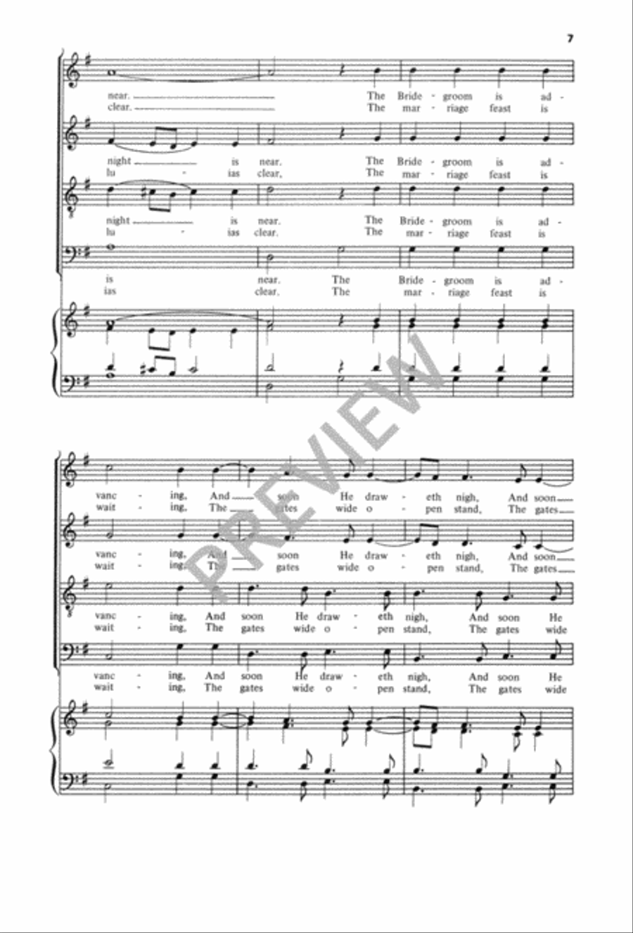 Rejoice, Rejoice, Believers 4-Part scores gallery preview page 8
