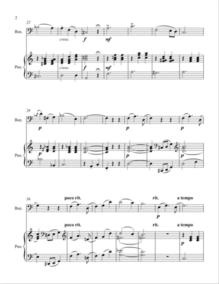 Mama's Birthday Bassoon scores gallery preview page 2
