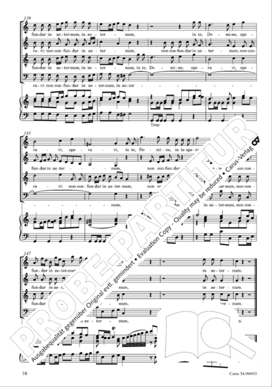 Te Deum in C 4-Part scores gallery preview page 17