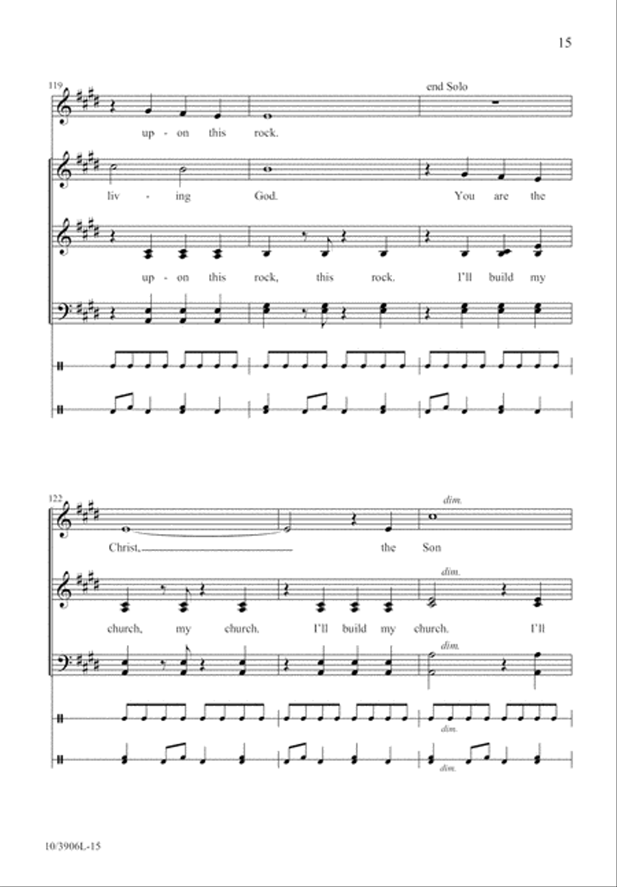 Upon This Rock 4-Part scores gallery preview page 16