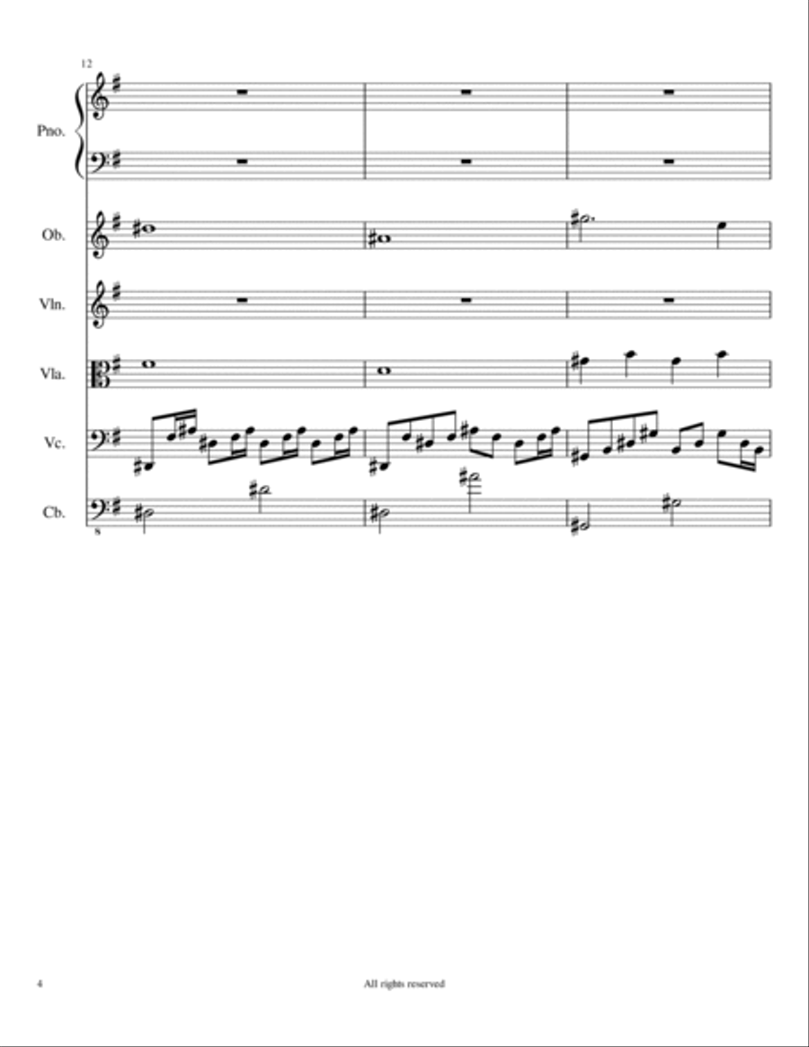 Sonata #15 by: Ronald James Karle Woodwind Duet scores gallery preview page 5