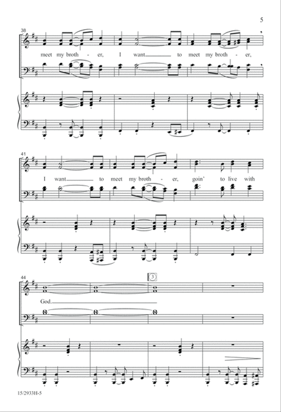 Soon I Will Be Done Soon I Will Be Done 4-Part scores gallery preview page 5