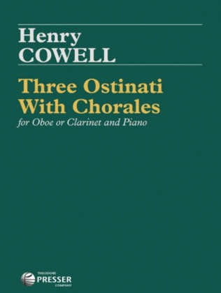 Book cover for 3 Ostinati