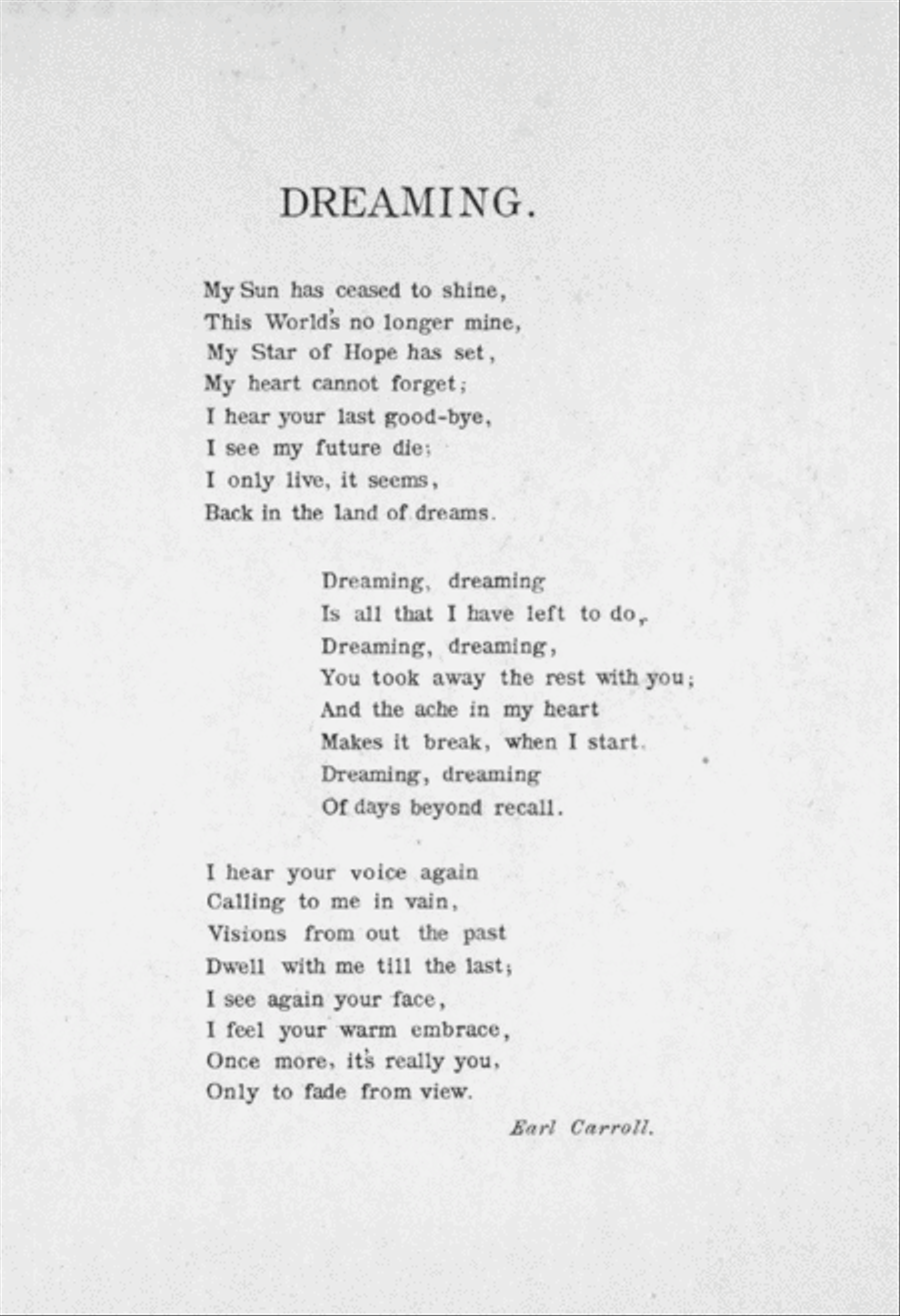 The Sensation Waltz Song of Two Continents. Dreaming Voice scores gallery preview page 2