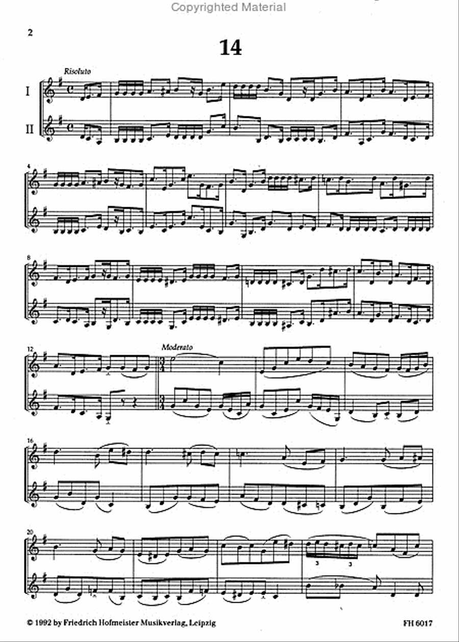 24 rhythmisch-technische Studien, Heft 2 Trumpet scores gallery preview page 2