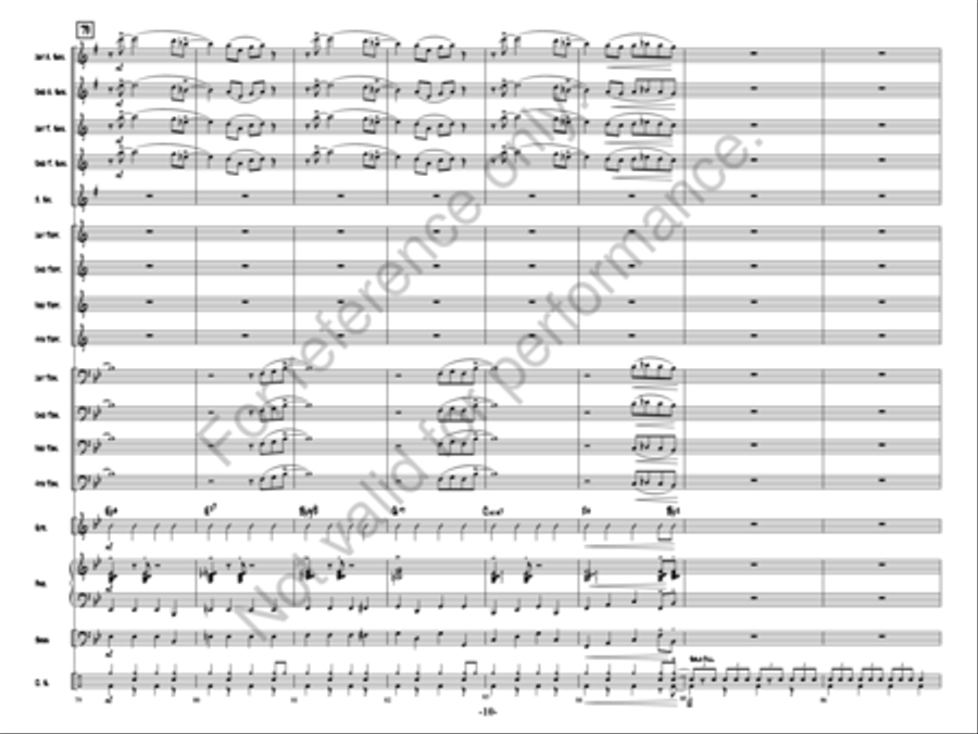 Bringin’ Down The House Bringin’ Down The House Jazz Ensemble scores gallery preview page 11