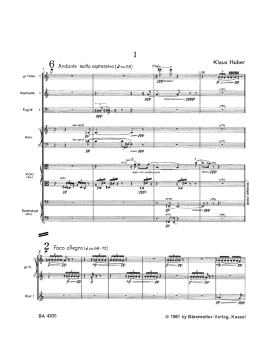 Oratio Mechtildis (1956/1957) Orchestra scores gallery preview page 2