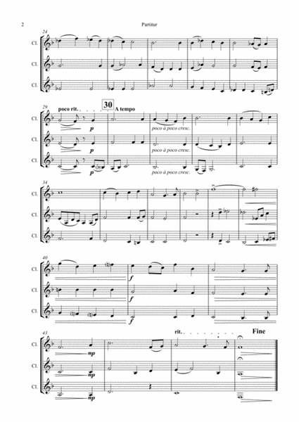 Ave Verum Corpus - W.A. Mozart - Clarinet Trio