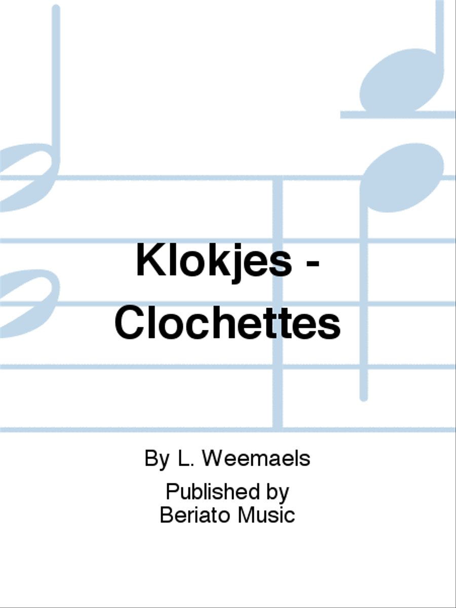 Klokjes - Clochettes Piano Accompaniment scores gallery preview page 1