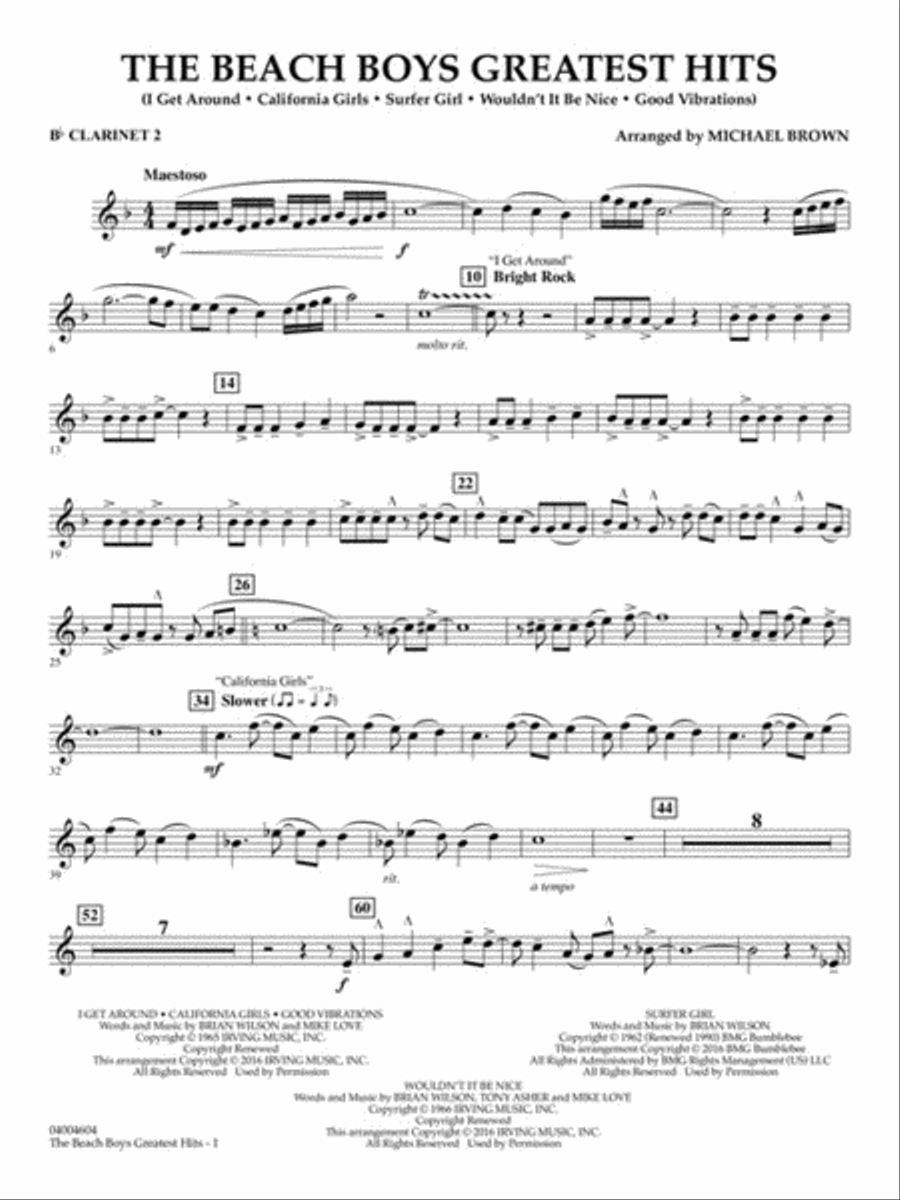 The Beach Boys Greatest Hits Concert Band scores gallery preview page 6