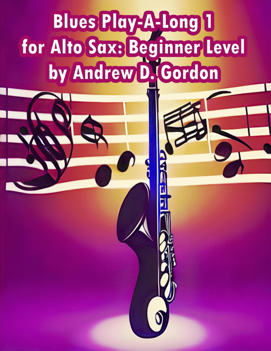 British Blues Rock Play A Long and Solos Collection for Alto Sax Beginner Series image number null