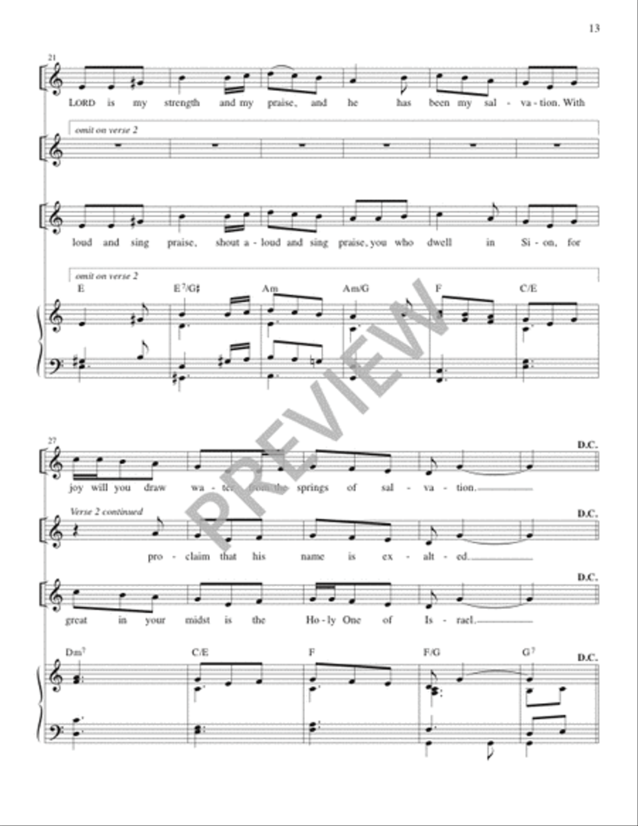 The Lyric Psalter, Year C Piano scores gallery preview page 15