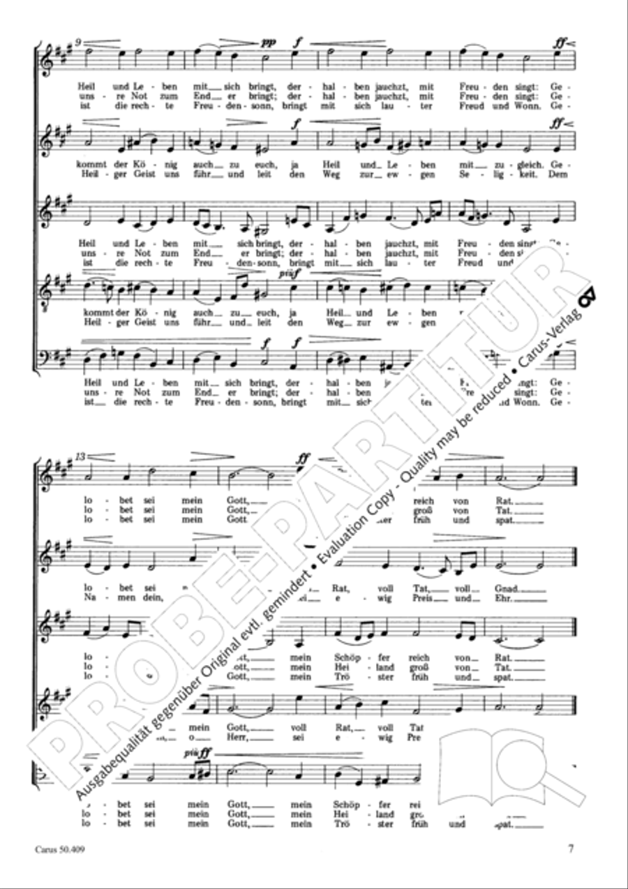Zwolf deutsche geistliche Gesange Score scores gallery preview page 8