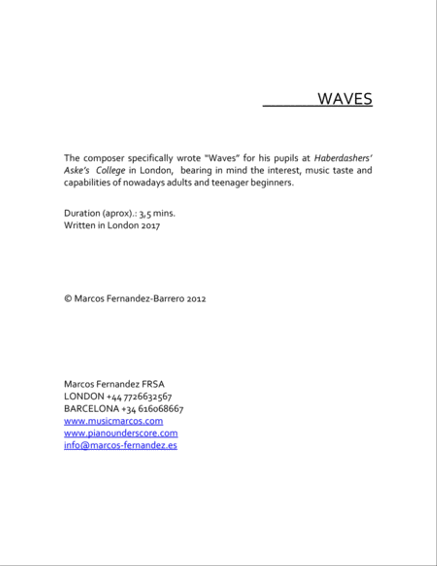 Waves Piano Method scores gallery preview page 2