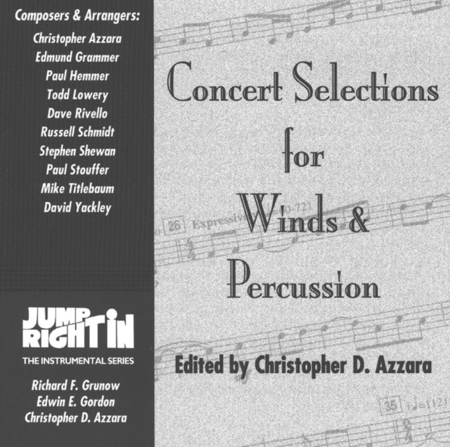 Concert Selections for Winds and Percussion (Grades II–IV) - Demonstration CD