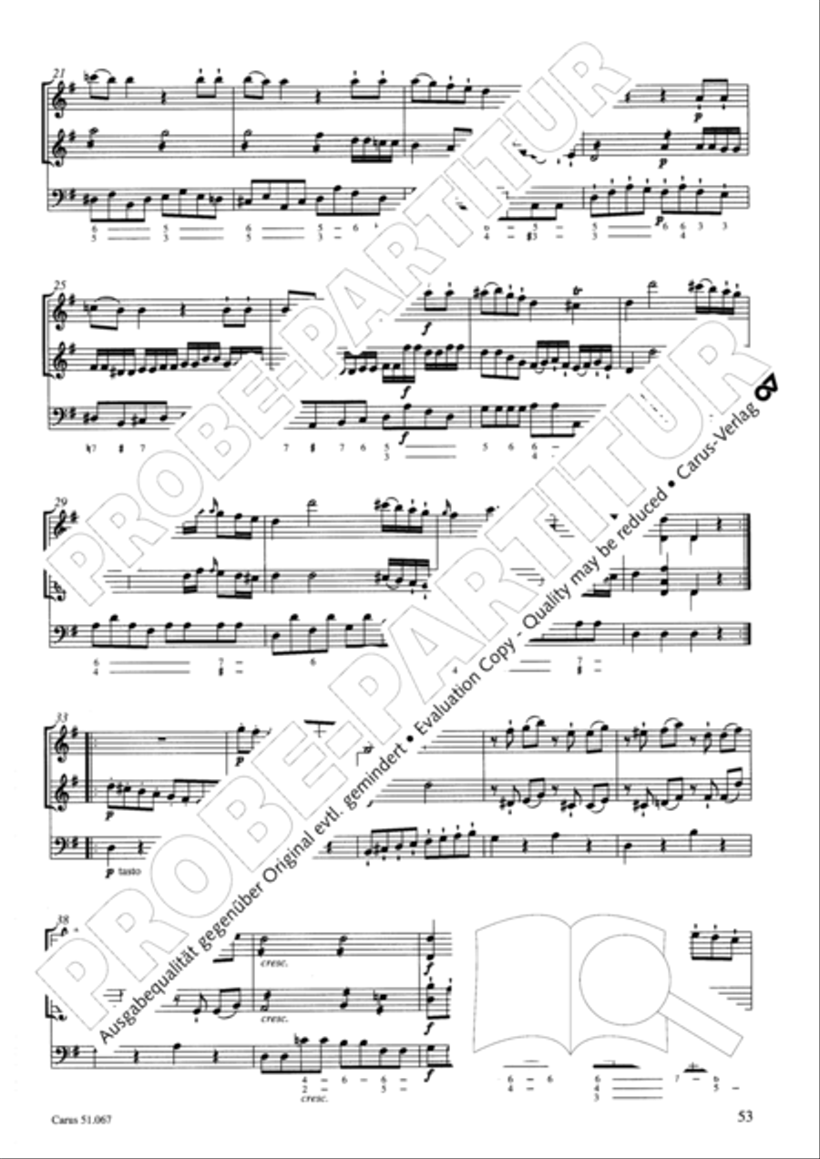Church Sonatas Church Sonatas Collection / Songbook scores gallery preview page 54