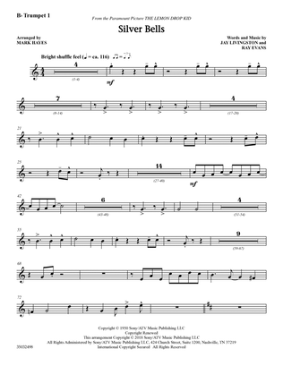 Silver Bells (arr. Mark Hayes) - Bb Trumpet 1