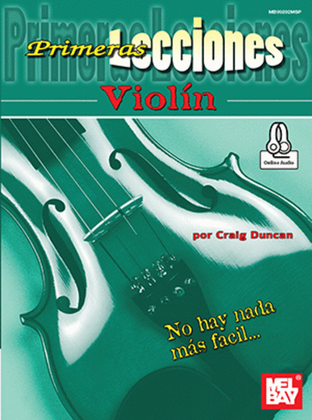 Book cover for Primeras Lecciones Violin