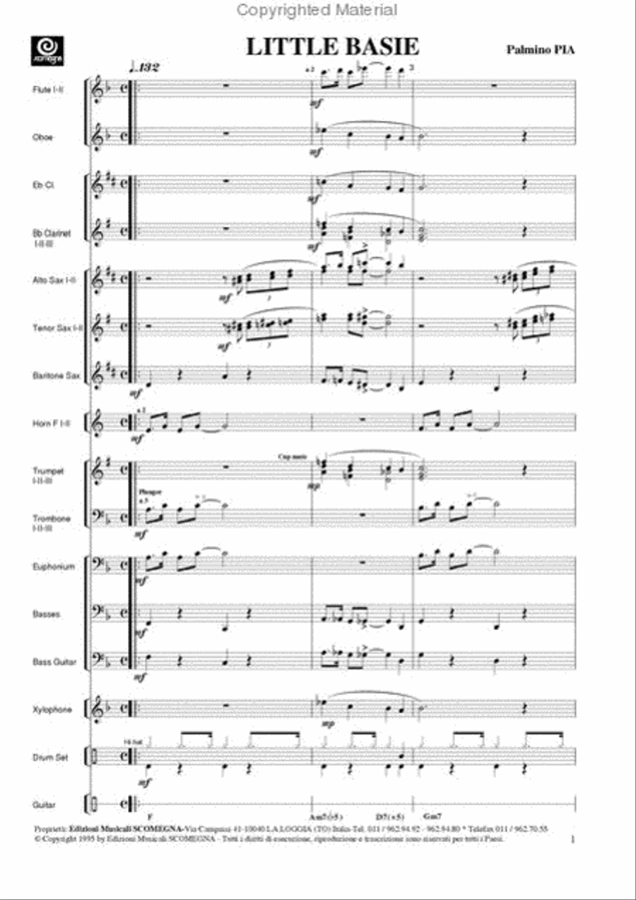 Little Basie Concert Band scores gallery preview page 3