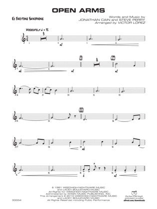 Open Arms: E-flat Baritone Saxophone