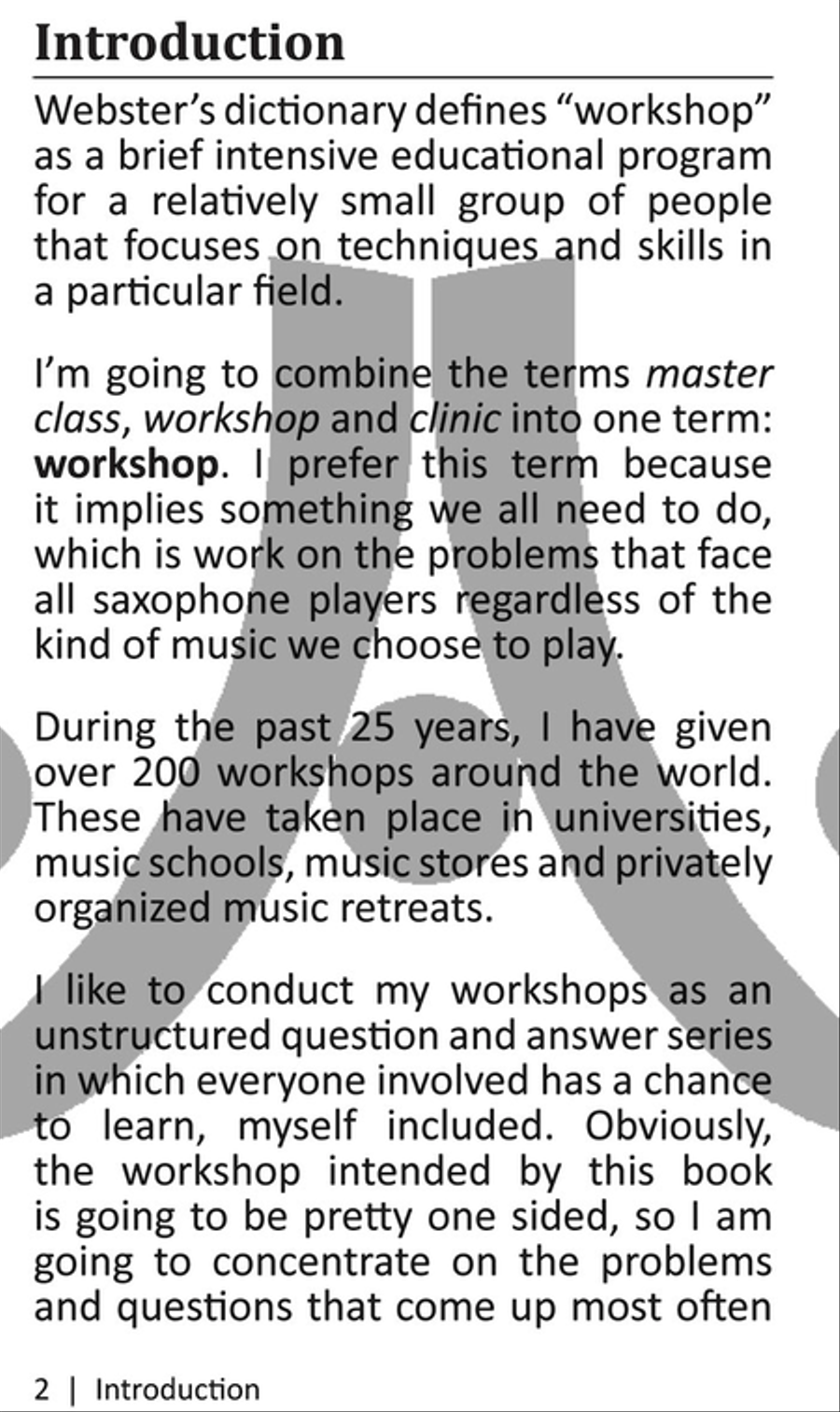 Saxophone Workshop Saxophone Workshop Saxophone Solo scores gallery preview page 3