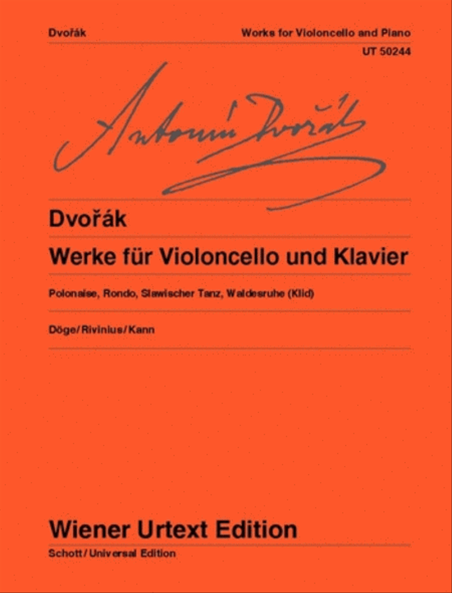 Works for Violoncello and Piano Chamber Music scores gallery preview page 1