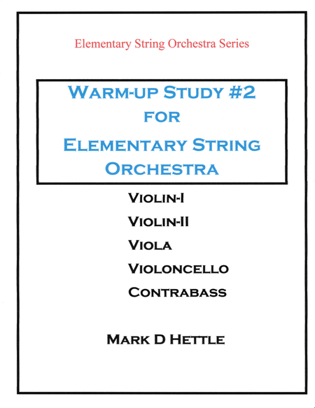 Warm-up Study #2 for Elementary String Orchestra image number null