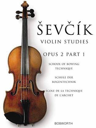 Book cover for The Original Sevcik Violin Studies: School of Bowing Technique Part 1