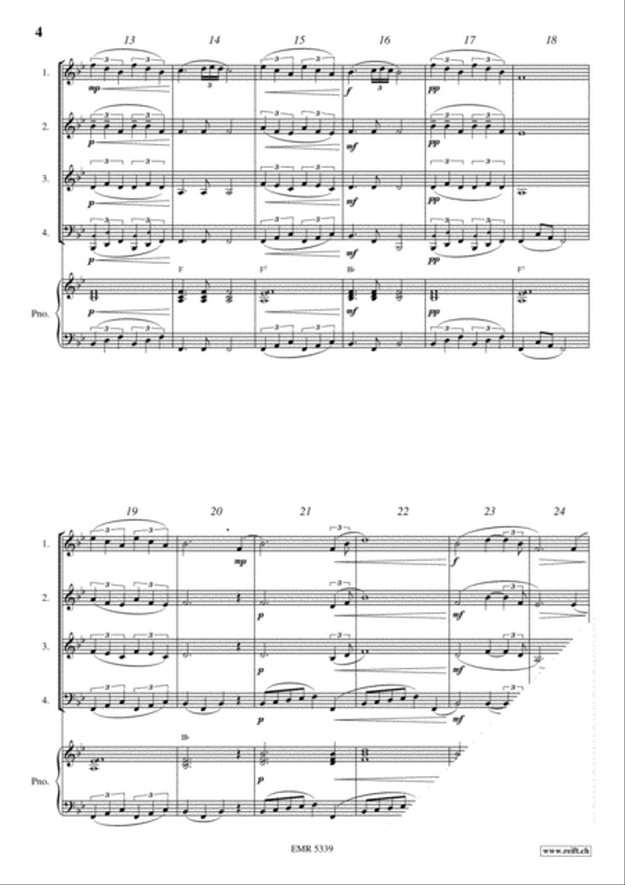Il Silenzio Il Silenzio Concert Band scores gallery preview page 4
