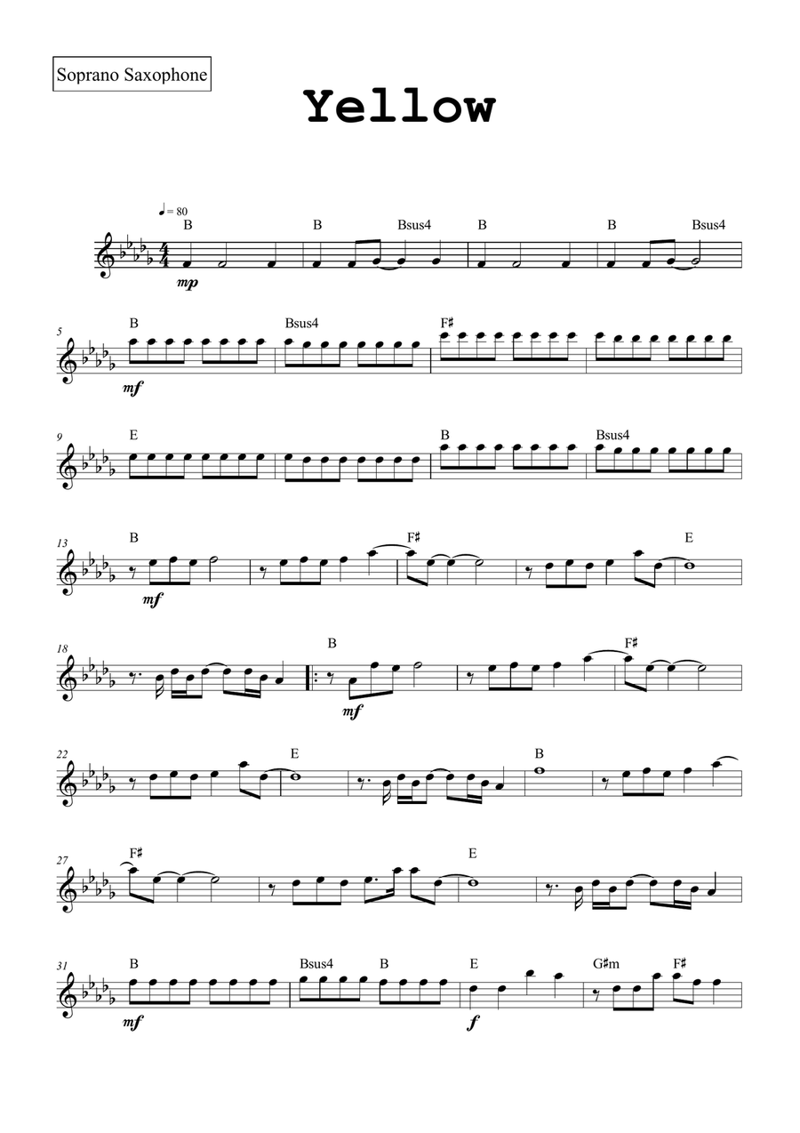 Yellow Woodwind Trio scores gallery preview page 4