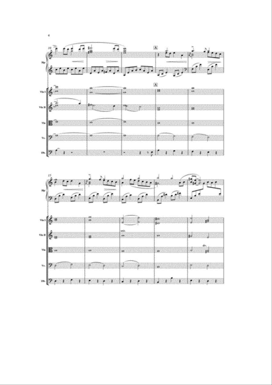 Suite Lyrique Harp scores gallery preview page 3