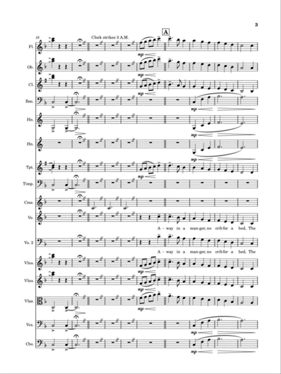Away In A Manger Away In A Manger Chamber Orchestra scores gallery preview page 5