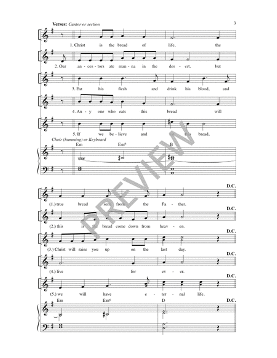 Eat This Bread Eat This Bread 4-Part scores gallery preview page 4