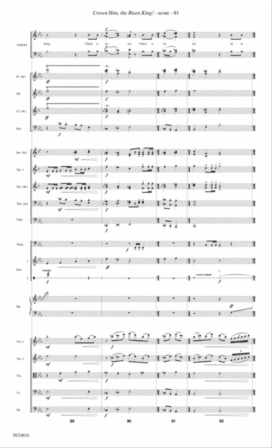 Journey to the Cross - Orchestral Score and Parts Choir scores gallery preview page 83