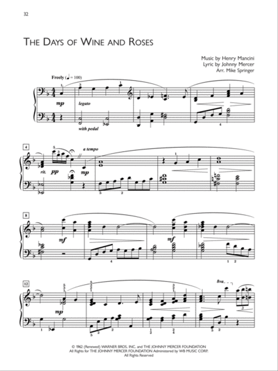 Popular Performer 1960s Piano Solo scores gallery preview page 10
