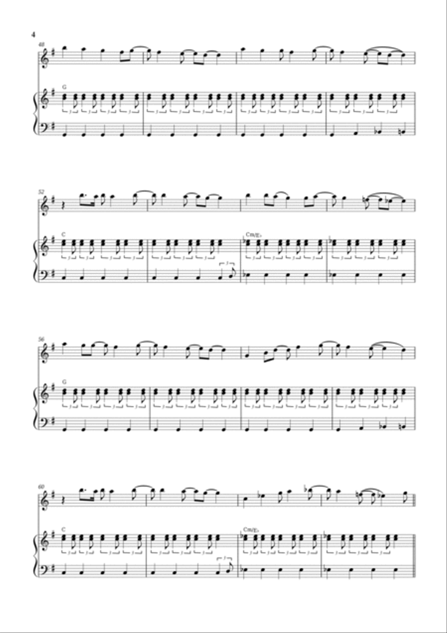 All I Want For Christmas Is You Violin Solo scores gallery preview page 4
