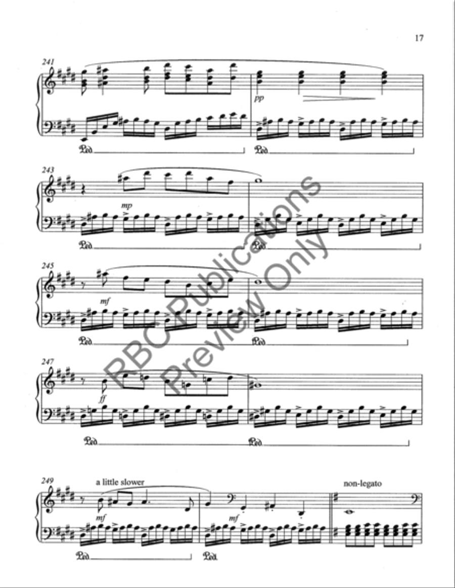 Six Songs For Piano Piano Solo scores gallery preview page 20