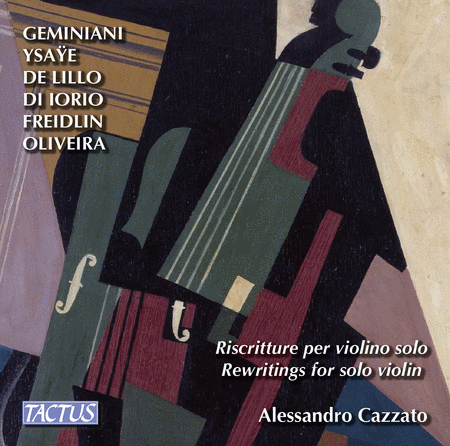 Alessandro Cazzato: Rewritings for Solo Violin