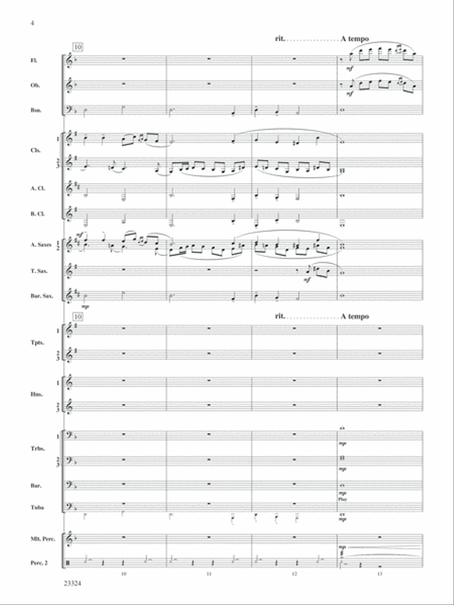 Two Russian Sketches: Score Concert Band scores gallery preview page 4
