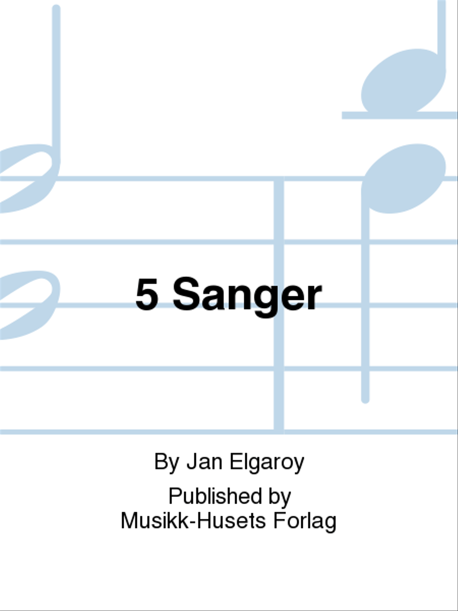 5 Sanger Voice Solo scores gallery preview page 1
