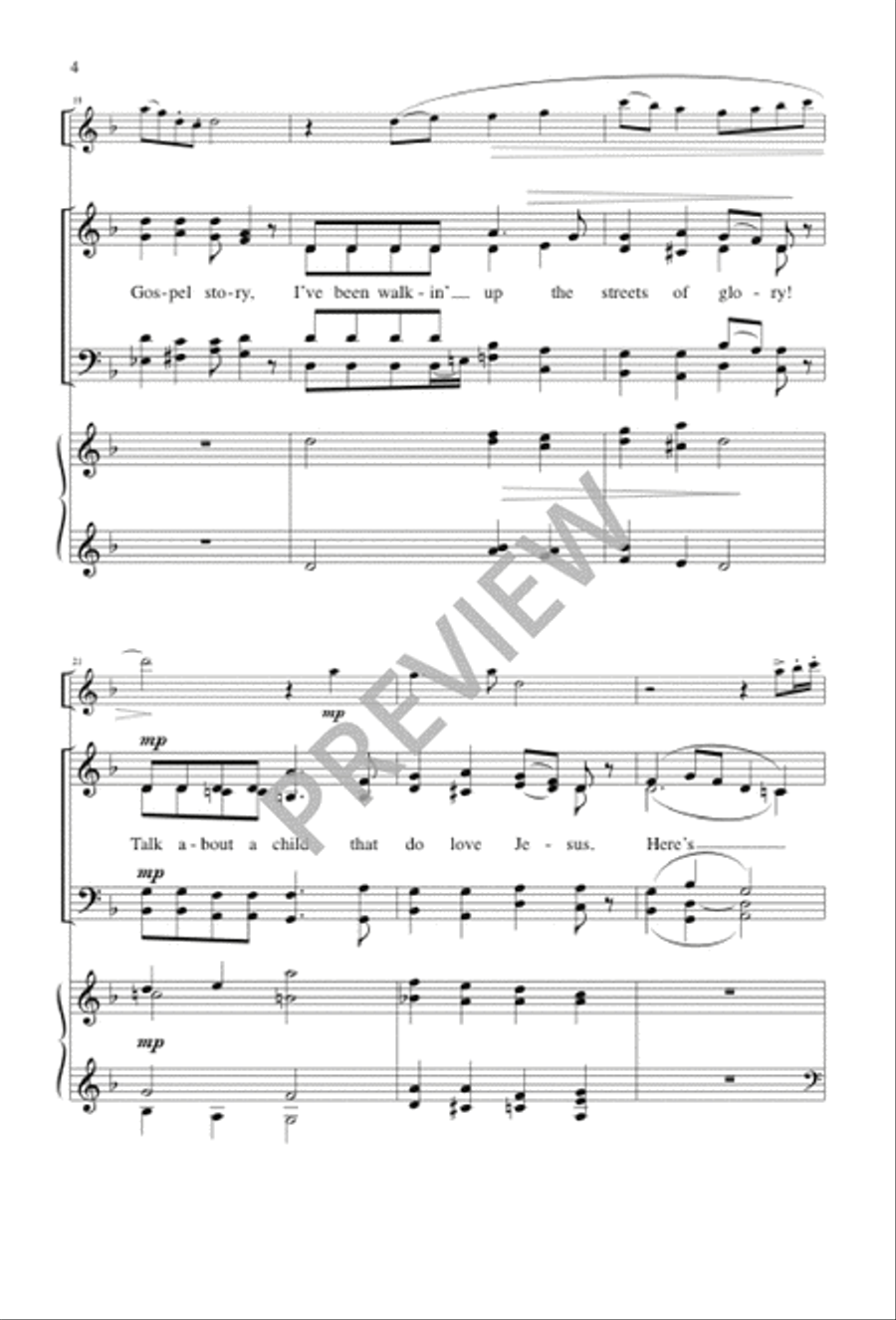 Here's One Here's One 4-Part scores gallery preview page 4