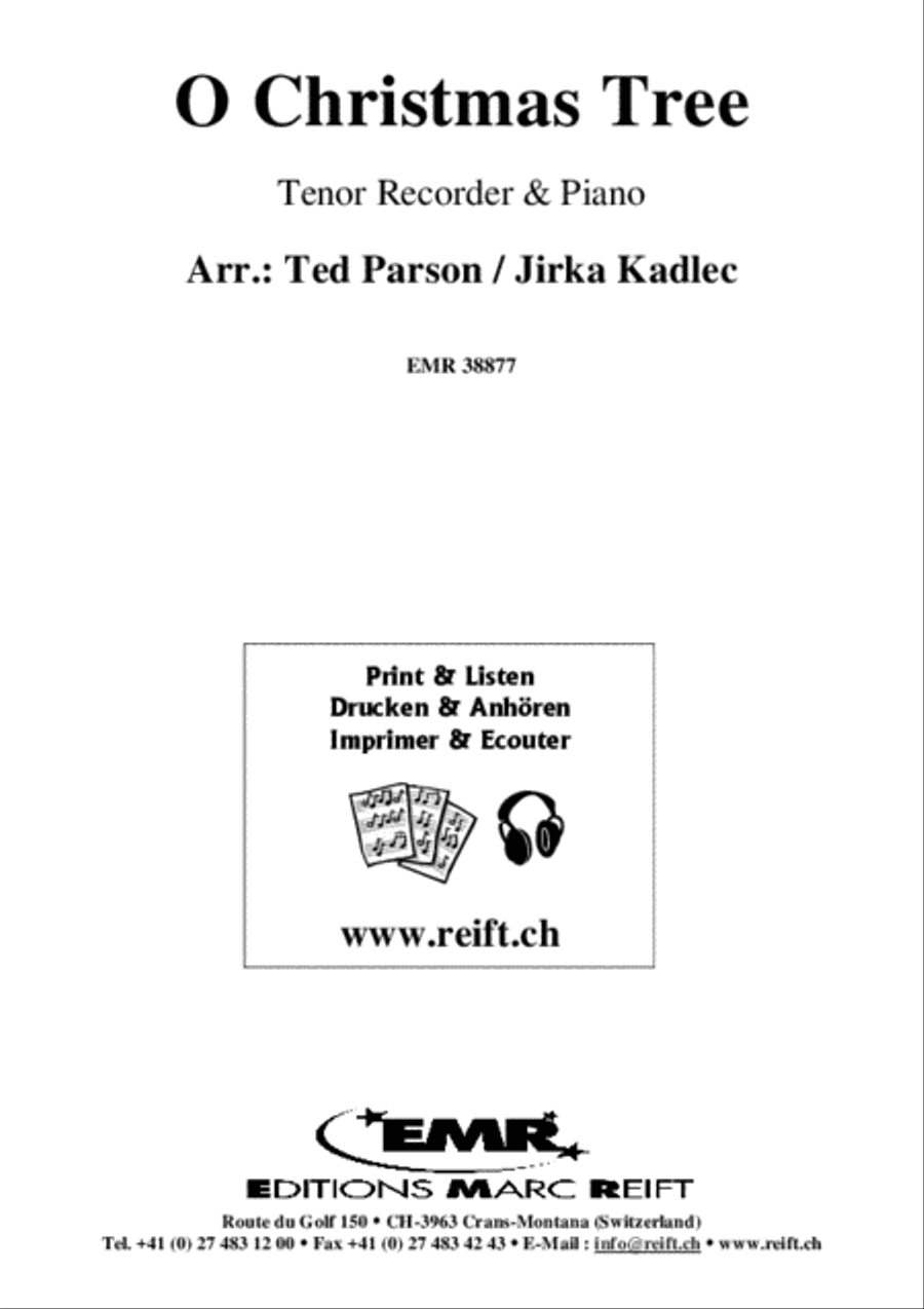 O Christmas Tree Tenor Recorder scores gallery preview page 2