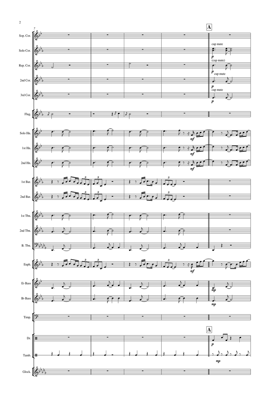Thinking Out Loud Brass Band scores gallery preview page 3