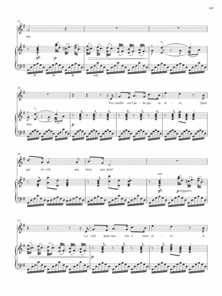 Op. 1, No. 5: La chanson du printemps from Songs of Gouvy, V2 (Downloadable)