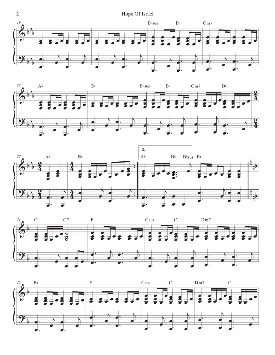 Hope Of Israel Hope Of Israel Brass Duet scores gallery preview page 6