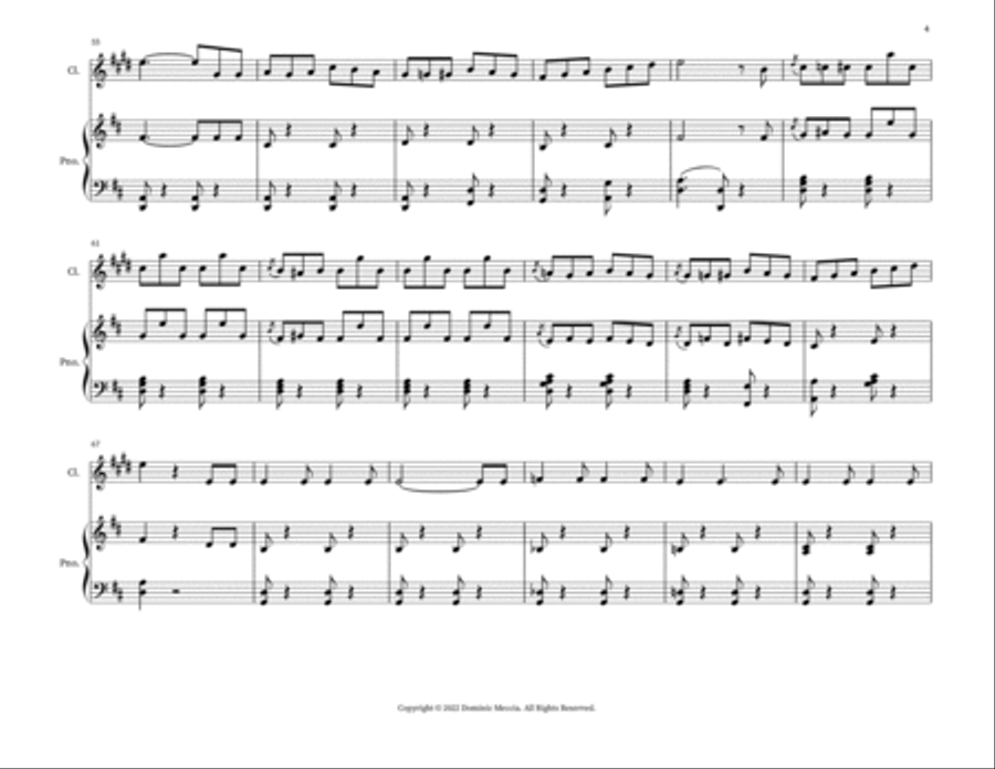 My Name Is John Wellington Wells Woodwind Duet scores gallery preview page 4