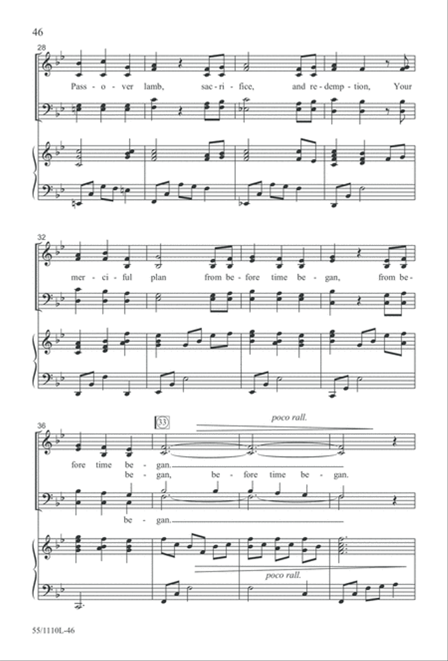 The Living Last Supper 4-Part scores gallery preview page 47